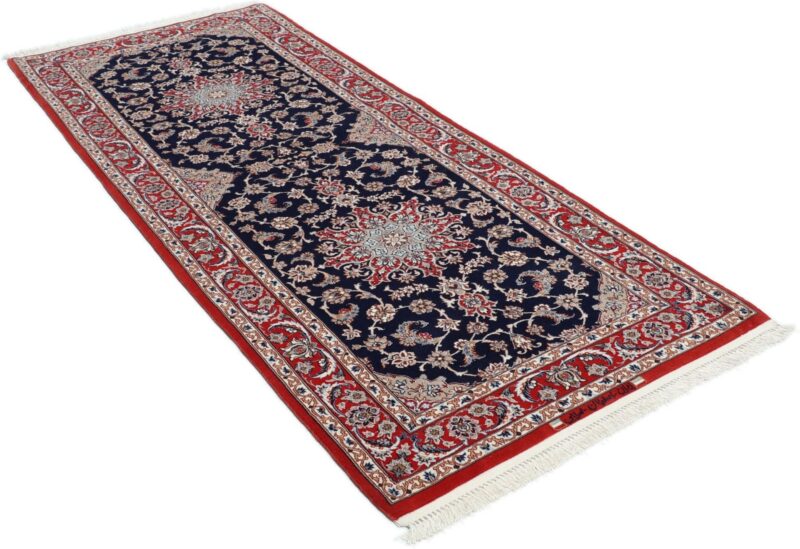 perserteppich-isfahan-85-x-217-cm-schurwolle-seide-handgeknupft-13.jpg Isfahan Perserteppich 85 × 217 cm, Schurwolle-Seide, handgeknüpft