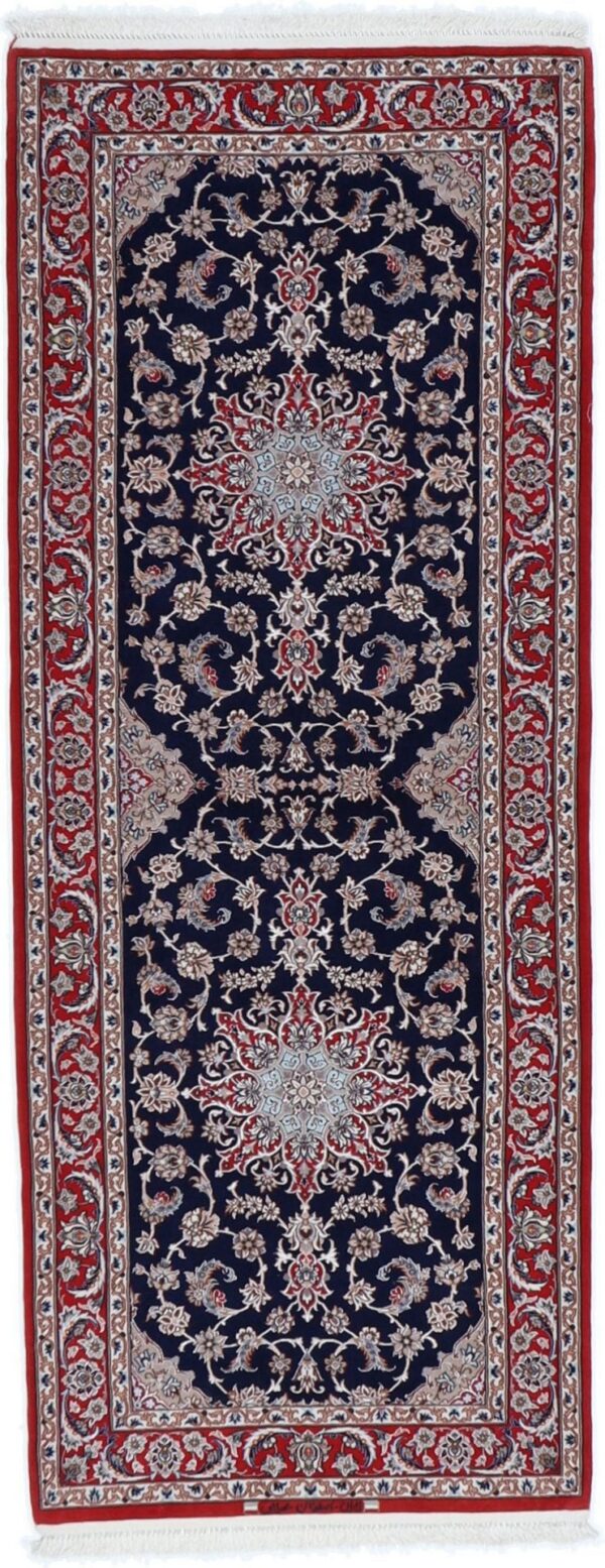 perserteppich-isfahan-85-x-217-cm-schurwolle-seide-handgeknupft.jpg Isfahan Perserteppich 85 × 217 cm, Schurwolle-Seide, handgeknüpft