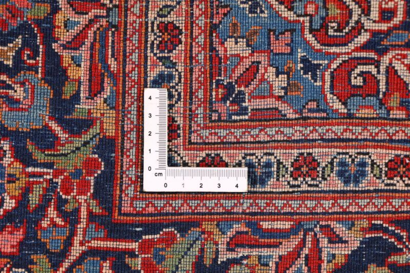 Kashan Perserteppich 127 × 210 cm, Schurwolle, handgeknüpft