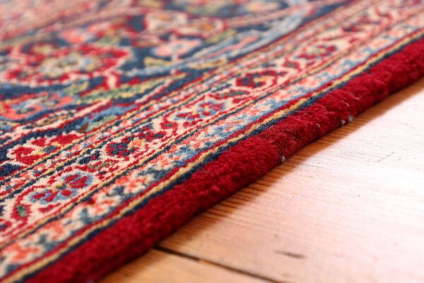 Kashan Perserteppich 133 × 225 cm, Schurwolle, handgeknüpft antik