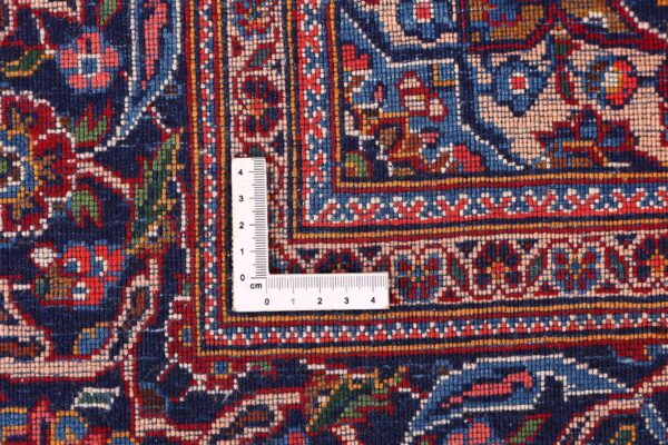 Kashan Perserteppich 133 × 225 cm, Schurwolle, handgeknüpft antik