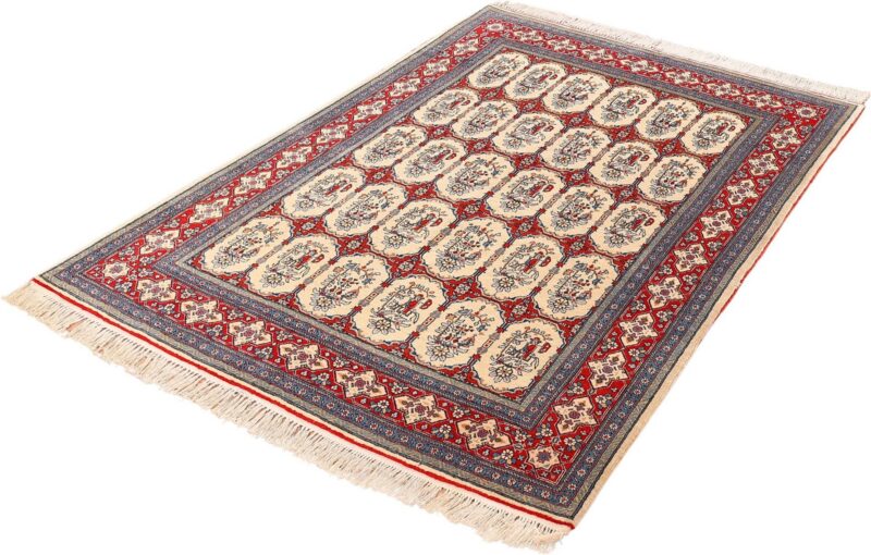 Kashan Perserteppich 134 × 202 cm, Schurwolle, handgeknüpft antik