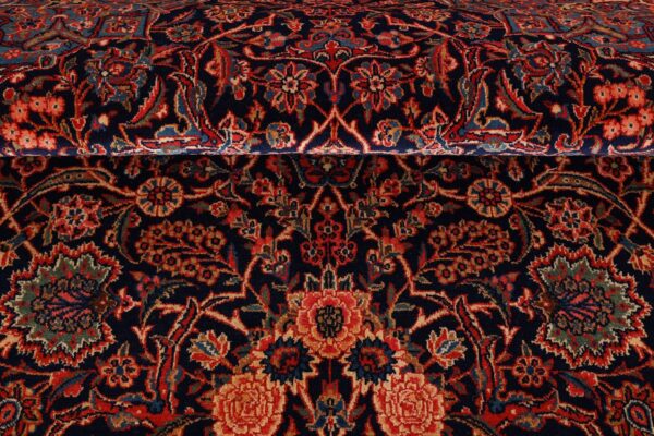 Kashan Perserteppich 135 × 215 cm, Schurwolle, handgeknüpft