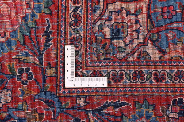 Kashan Perserteppich 135 × 215 cm, Schurwolle, handgeknüpft
