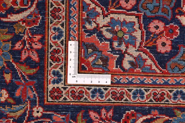 Kashan Perserteppich 140 × 202 cm, Schurwolle, handgeknüpft