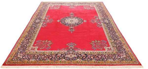 Kashan Perserteppich 250 × 346 cm, Schurwolle, handgeknüpft