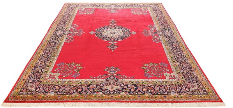 Kashan Perserteppich 250 × 346 cm, Schurwolle, handgeknüpft