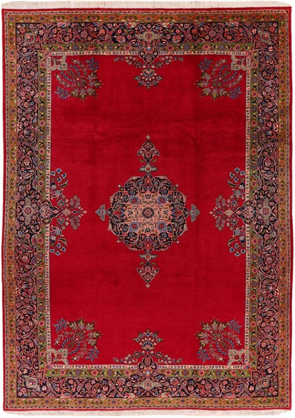 Kashan Perserteppich 250 × 346 cm, Schurwolle, handgeknüpft