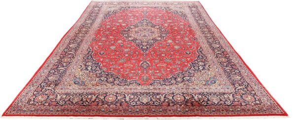 Kashan Perserteppich 307 × 465 cm, Schurwolle, handgeknüpft