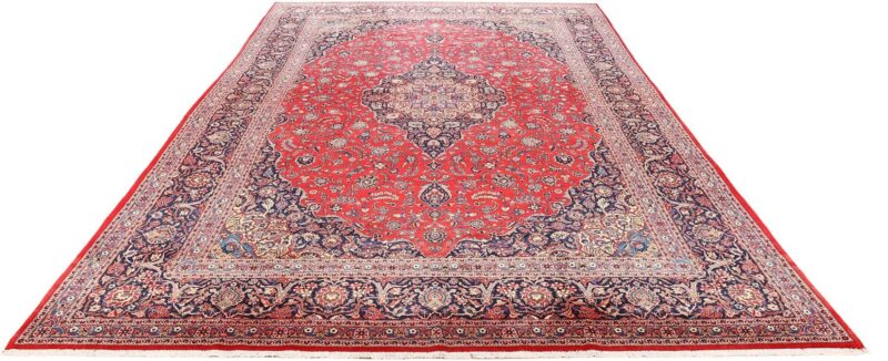 Kashan Perserteppich 307 × 465 cm, Schurwolle, handgeknüpft