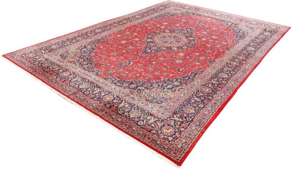 Kashan Perserteppich 307 × 465 cm, Schurwolle, handgeknüpft