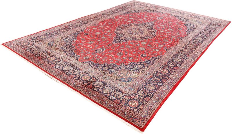 Kashan Perserteppich 307 × 465 cm, Schurwolle, handgeknüpft