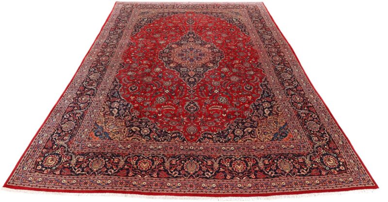 Kashan Perserteppich 307 × 465 cm, Schurwolle, handgeknüpft