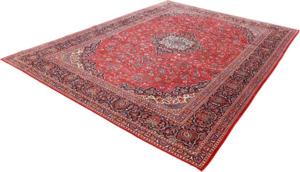 Kashan Perserteppich 311 × 424 cm, Schurwolle, handgeknüpft