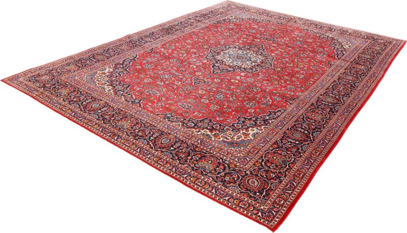Kashan Perserteppich 311 × 424 cm, Schurwolle, handgeknüpft
