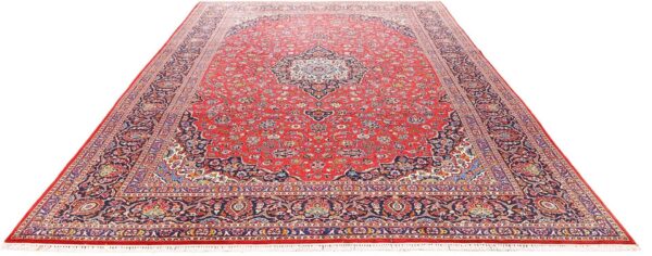 Kashan Perserteppich 311 × 424 cm, Schurwolle, handgeknüpft