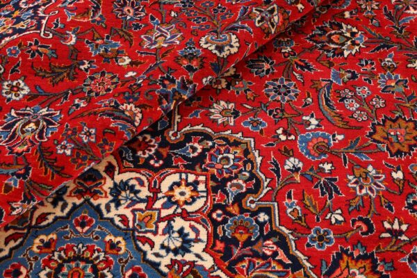 Kashan Perserteppich 311 × 424 cm, Schurwolle, handgeknüpft