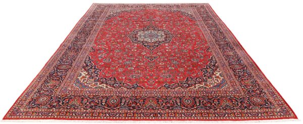 Kashan Perserteppich 311 × 424 cm, Schurwolle, handgeknüpft