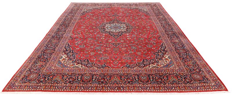 Kashan Perserteppich 311 × 424 cm, Schurwolle, handgeknüpft