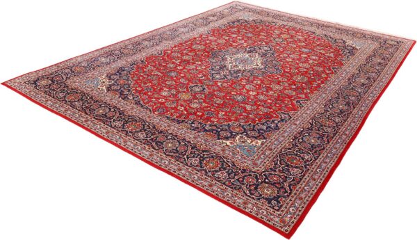 Kashan Perserteppich 312 × 428 cm, Schurwolle, handgeknüpft