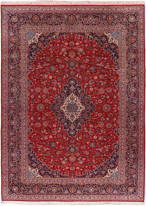 Kashan Perserteppich 312 × 428 cm, Schurwolle, handgeknüpft