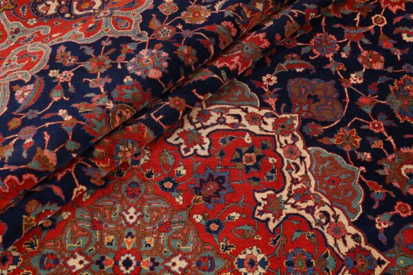 Kashan Perserteppich 315 × 422 cm, Schurwolle, handgeknüpft