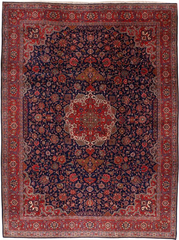 Kashan Perserteppich 315 × 422 cm, Schurwolle, handgeknüpft