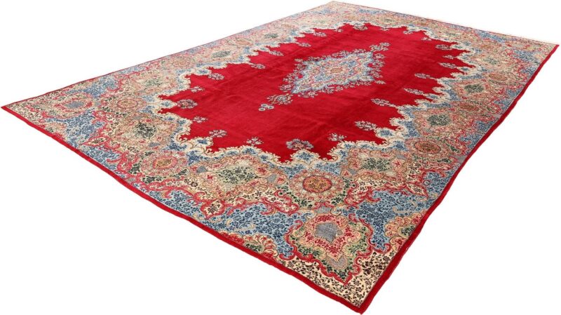 Kerman Perserteppich 310 × 498 cm, Schurwolle, handgeknüpft antik