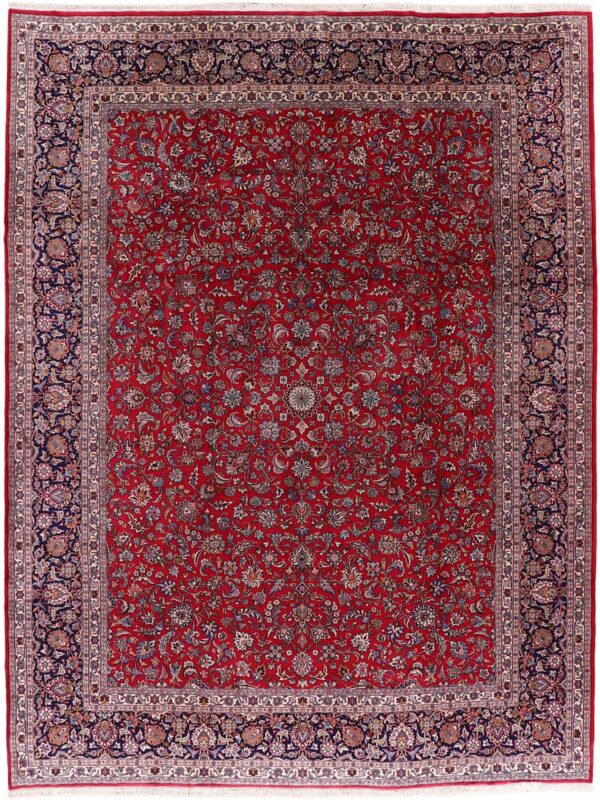 Kirman Perserteppich 306 × 403 cm, Schurwolle, handgeknüpft floral