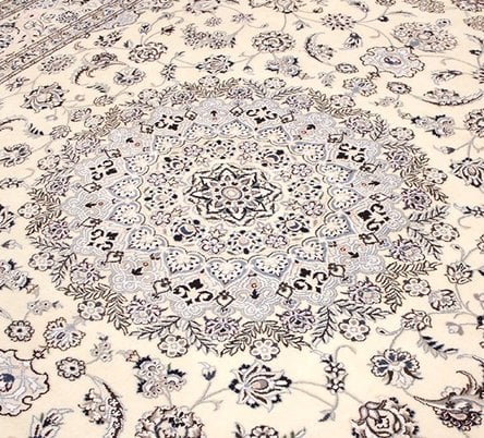 Nain Perserteppich 353 × 249 cm, Schurwolle & Seide, handgeknüpft — Ansicht 5