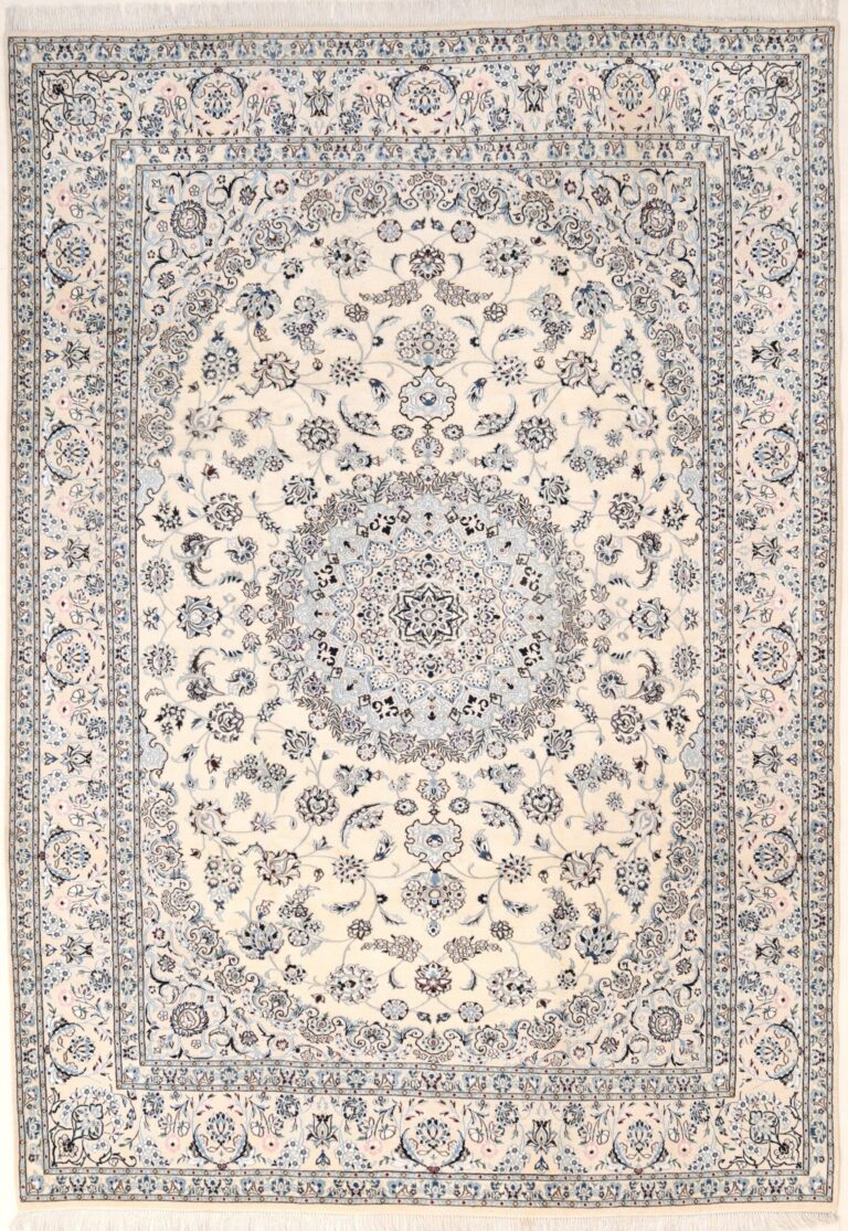 Nain Perserteppich 353 × 249 cm, Schurwolle & Seide, handgeknüpft