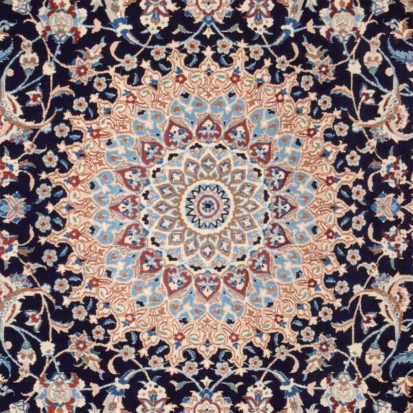Nain Perserteppich 206 × 312 cm, Schurwolle und Seide, handgeknüpft
