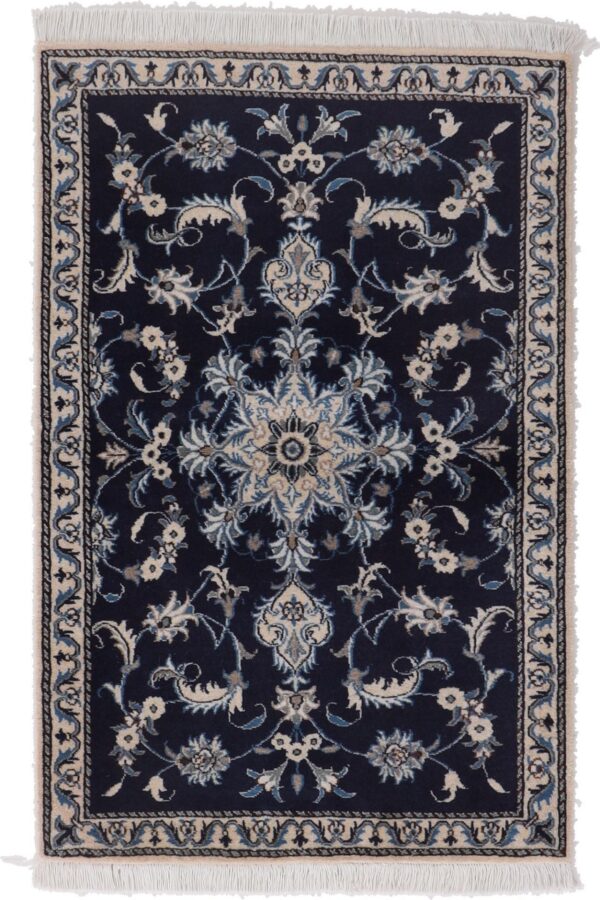 perserteppich-nain-90-x-140-cm-schurwolle-und-seide-handgeknupft-2.jpg Nain Perserteppich 90 × 140 cm, Schurwolle und Seide, handgeknüpft