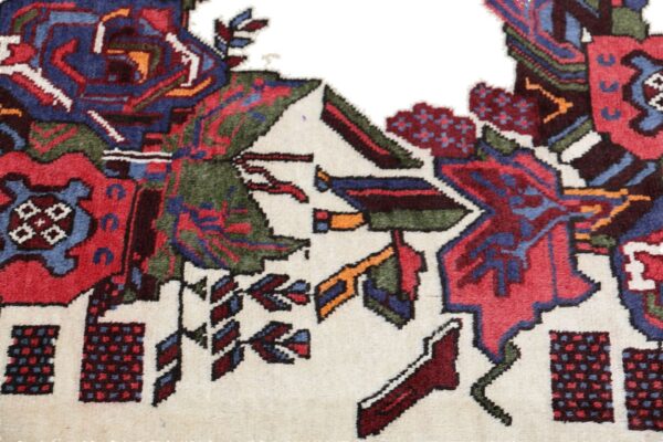Sirjan Perserteppich 87 × 210 cm, Schurwolle und Seide, handgeknüpft