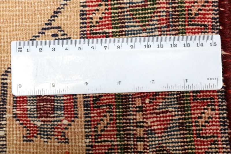 Sirjan Perserteppich 87 × 210 cm, Schurwolle und Seide, handgeknüpft