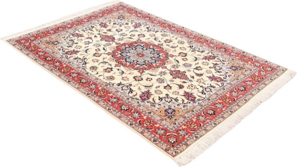 Täbriz Perserteppich 155 × 215 cm, Schurwolle - Seide, handgeknüpft