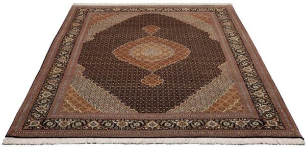 Täbriz Perserteppich 200 × 298 cm, Schurwolle Seide, handgeknüpft