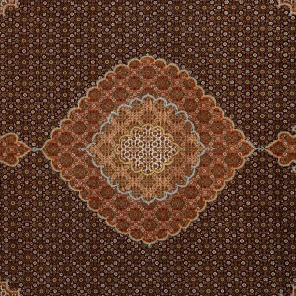 Täbriz Perserteppich 200 × 298 cm, Schurwolle Seide, handgeknüpft