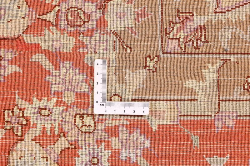Täbriz Perserteppich 205 × 300 cm, Schurwolle-Seide, handgeknüpft