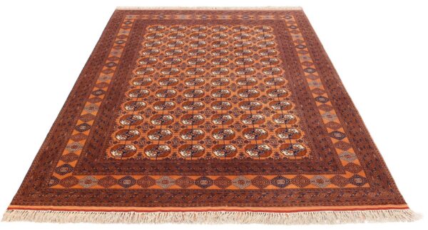 Turkmen Perserteppich 202 × 305 cm, Schurwolle, handgeknüpft
