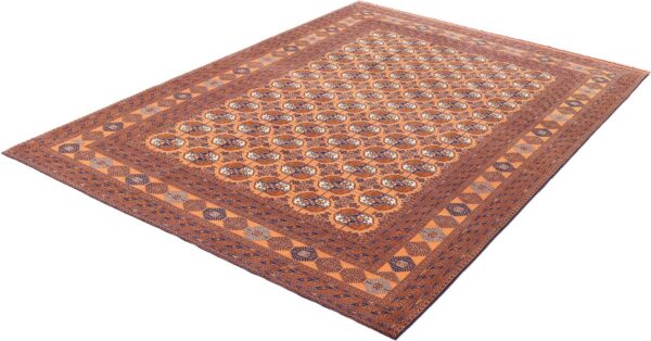 Turkmen Perserteppich 202 × 305 cm, Schurwolle, handgeknüpft