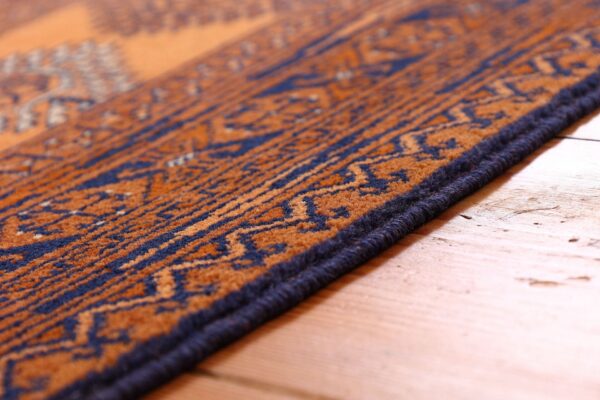 Turkmen Perserteppich 202 × 305 cm, Schurwolle, handgeknüpft