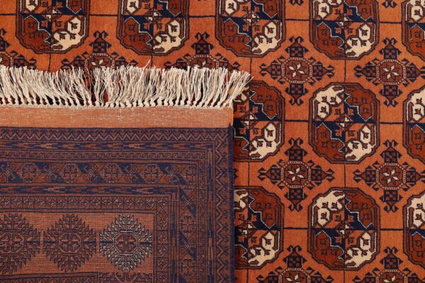 Turkmen Perserteppich 202 × 305 cm, Schurwolle, handgeknüpft