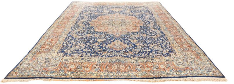 Yazd Perserteppich 344 × 430 cm, Schurwolle, handgeknüpft 70 Jahre