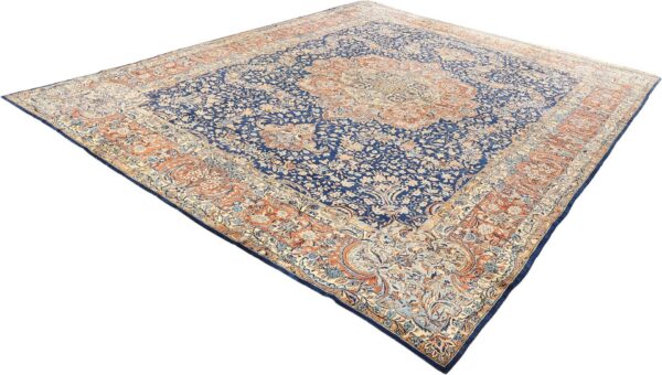 Yazd Perserteppich 344 × 430 cm, Schurwolle, handgeknüpft 70 Jahre